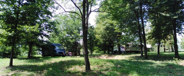 Camping in nature